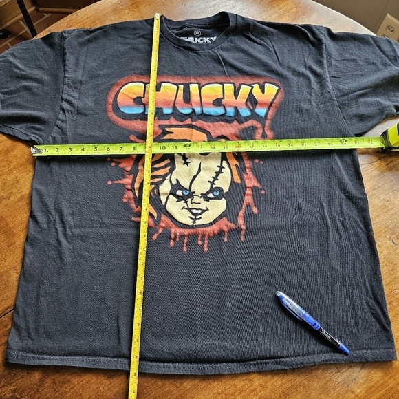 CHUCKY Crewneck Short Sleeve Airbrush Print Tshirt Size 2X - Picture 6 of 7